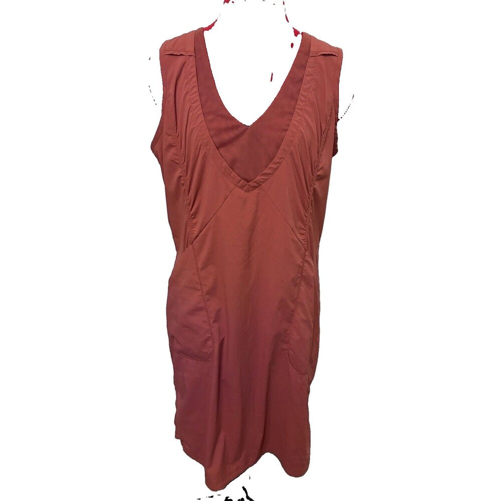 Indygena Women’s Terracotta Sleeveless Dress Size Medium